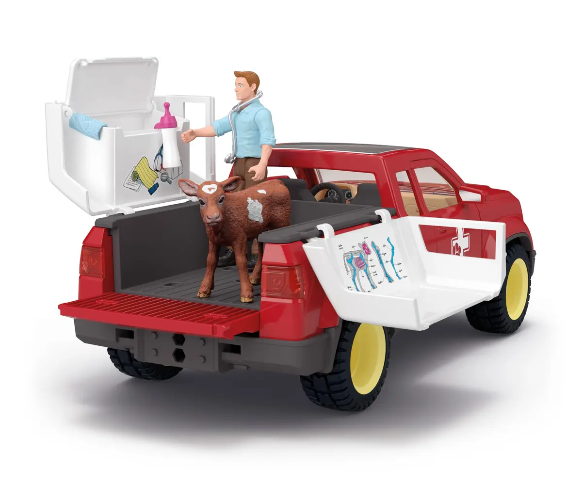 Schleich Farm World - 29Pc Veterinarian Playset for Kids 3+ | Realistic Farm Animal Care Toy - view 6