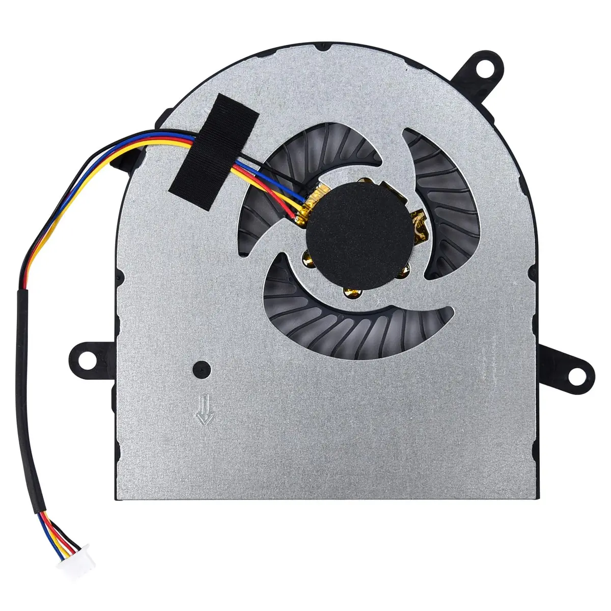 KBRPARTS Replacement CPU Cooling Fan for Dell Inspiron & AIO Series 4 Pins 4 Wires | 5V, 2W, Metal - main product image
