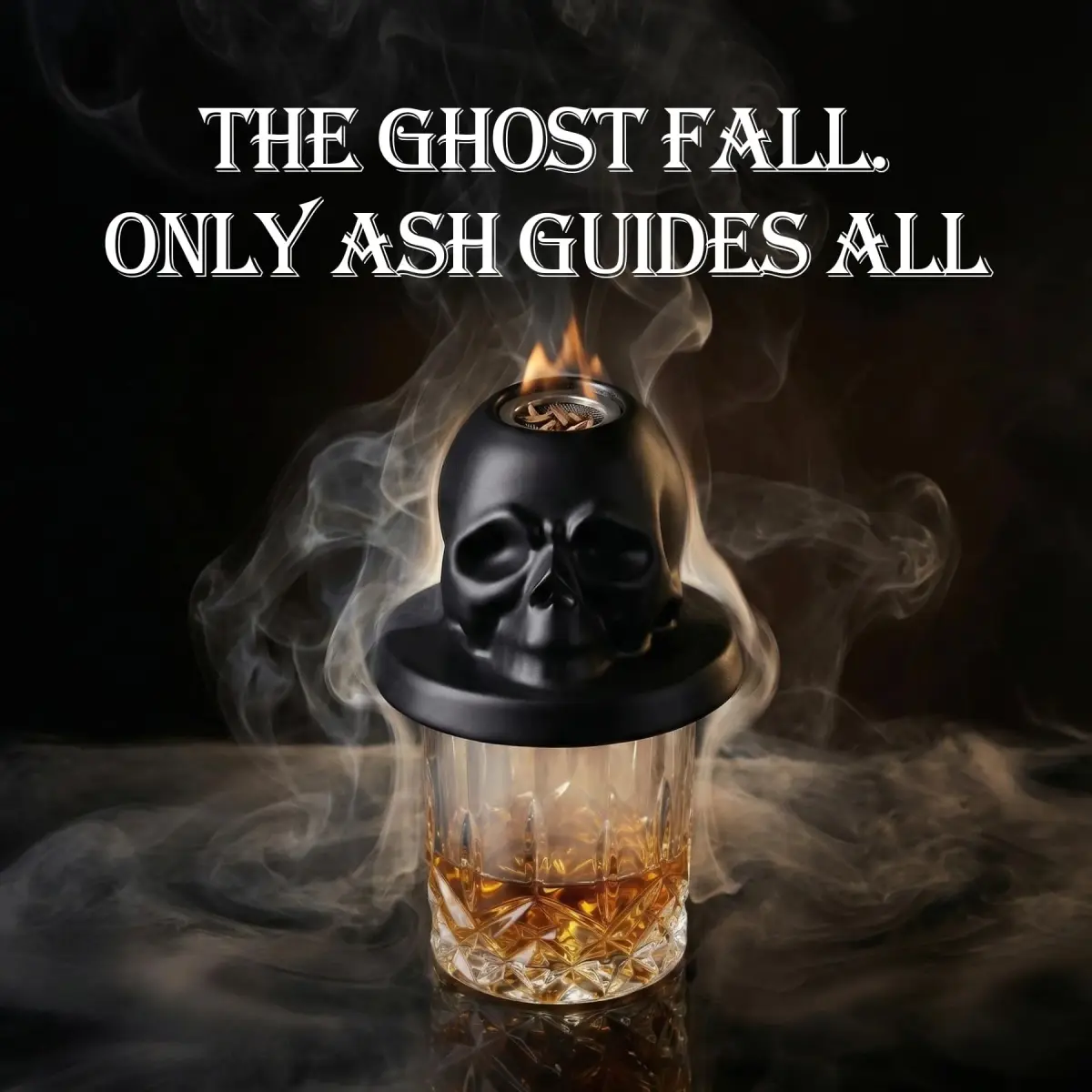 OAGA Skull Whiskey Smoker Kit with Torch & Wood Chips | Portable Set - view 3