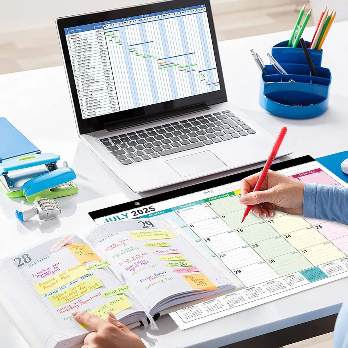 AgePlace Desk Calendar 2026 | Large 17" x 12" Monthly Planner with Holidays - view 6
