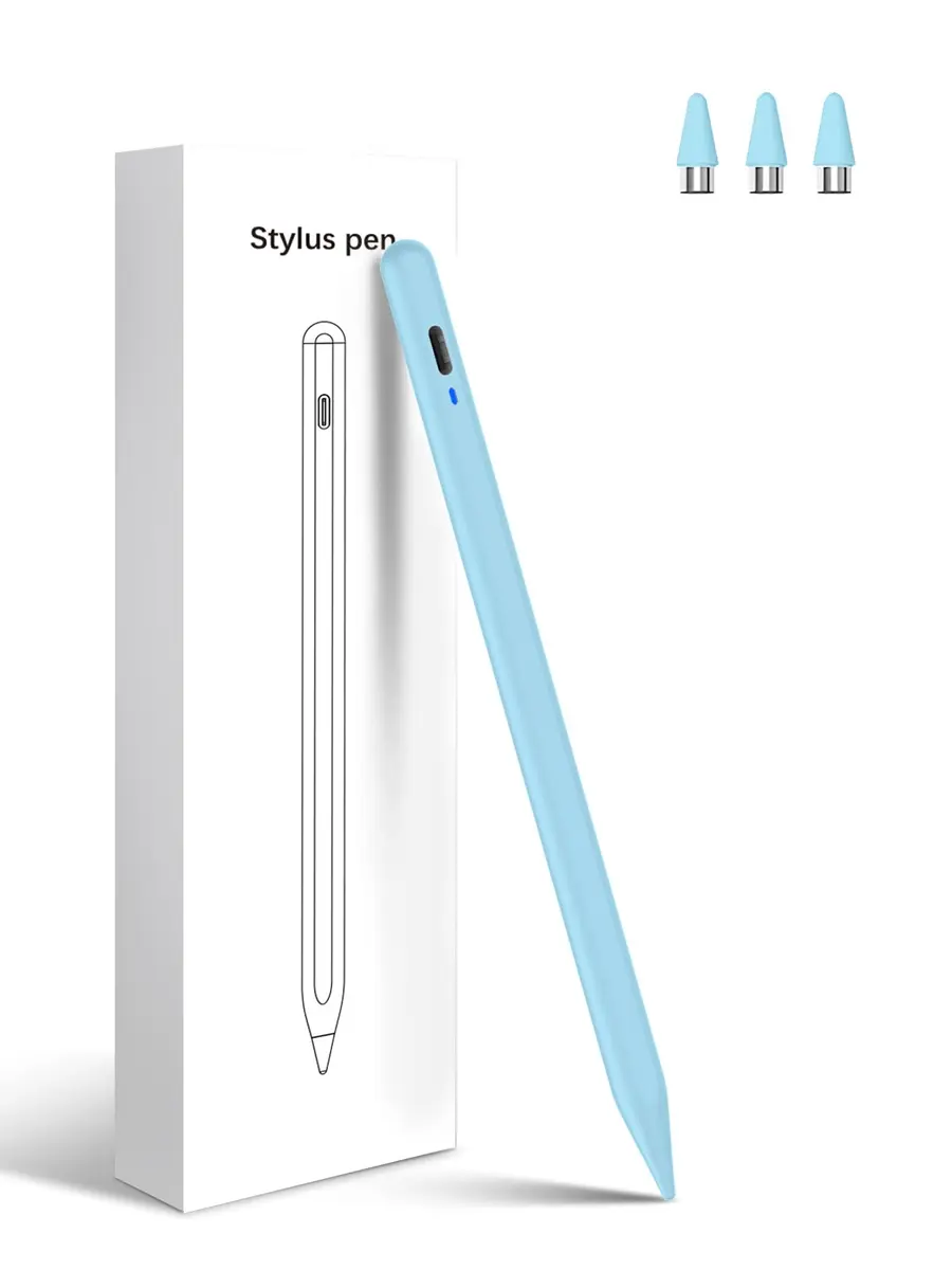 CMARS Stylus Pen for Android, Magnetic Phone Pencil, Fine Point Digital Touch Screen Pen, Compatible with iPhone/Samsung/Xiaomi/Huawei/Vivo - Blue - main product image