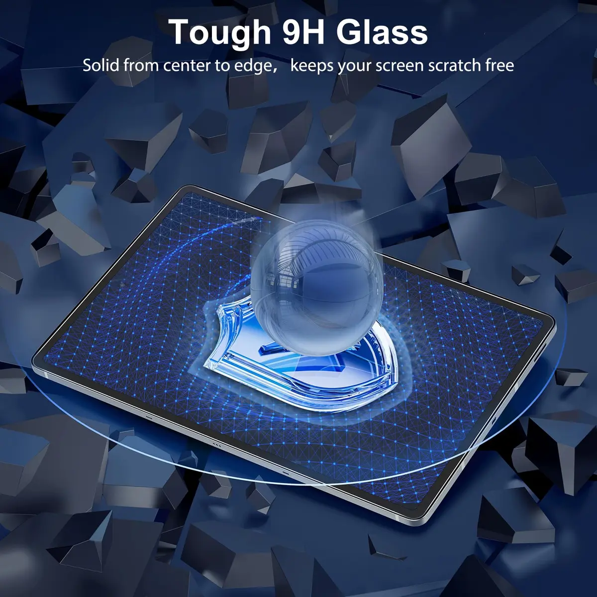 SPARIN 13.1 Inch Tempered Glass Screen Protector for Samsung Galaxy Tab S10 FE Plus 2025 | 9H Hardness, S Pen Compatible - view 5