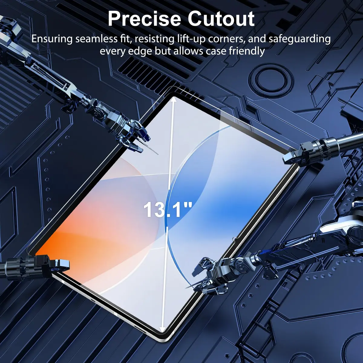SPARIN 13.1 Inch Tempered Glass Screen Protector for Samsung Galaxy Tab S10 FE Plus 2025 | 9H Hardness, S Pen Compatible - view 9