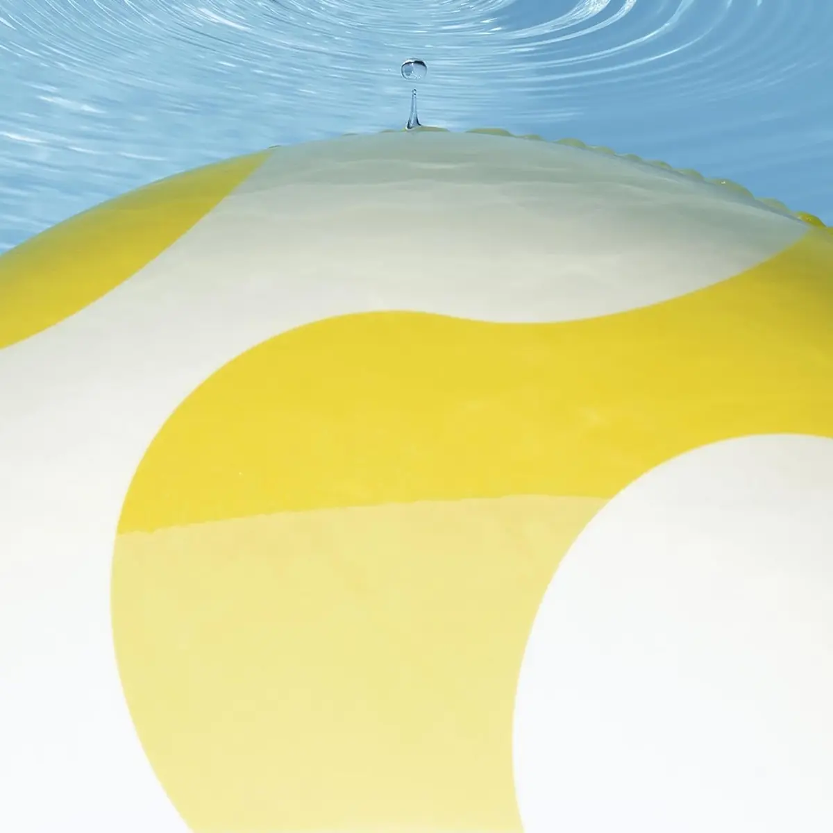 Swim Safe Comfort Plush Baby Float - Yellow Wavy Square | Water Entry Support for 12-24mo - view 5