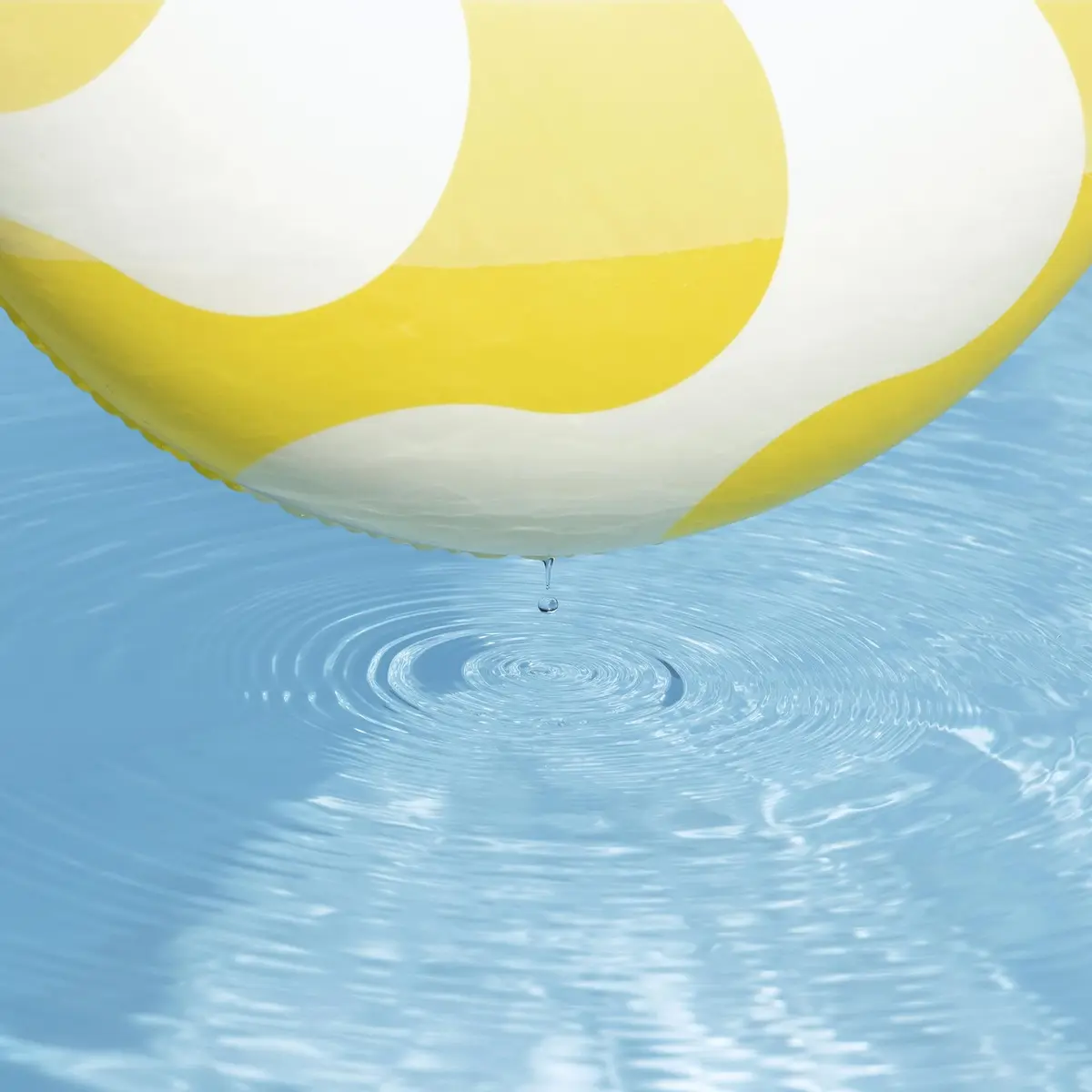 Swim Safe Comfort Plush Baby Float - Yellow Wavy Square | Water Entry Support for 12-24mo - view 4
