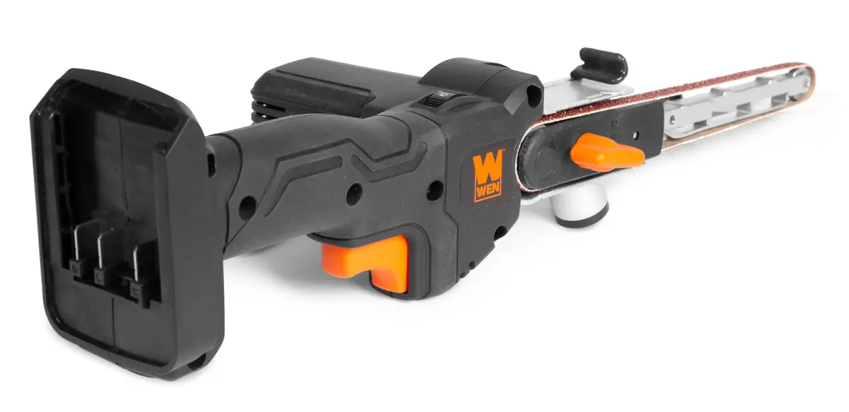 WEN 20V Max Cordless Variable Speed Detailing File Sander 1/2-inch x 18-inch | Brushless Motor, 2.0 Ah Battery Included - view 6