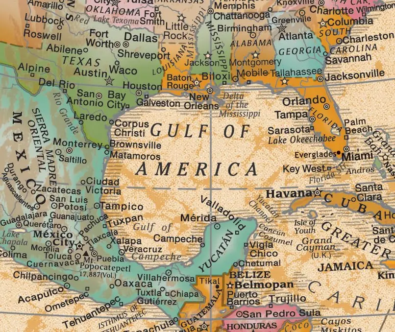 Replogle Franklin World Globe 12" Diameter Raised Relief Antique Ocean | U.S. Cartography - view 2