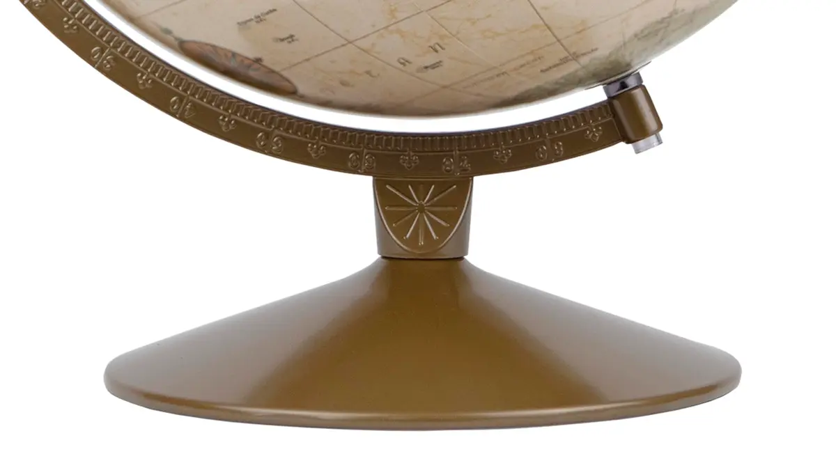 Replogle Franklin World Globe 12" Diameter Raised Relief Antique Ocean | U.S. Cartography - view 4