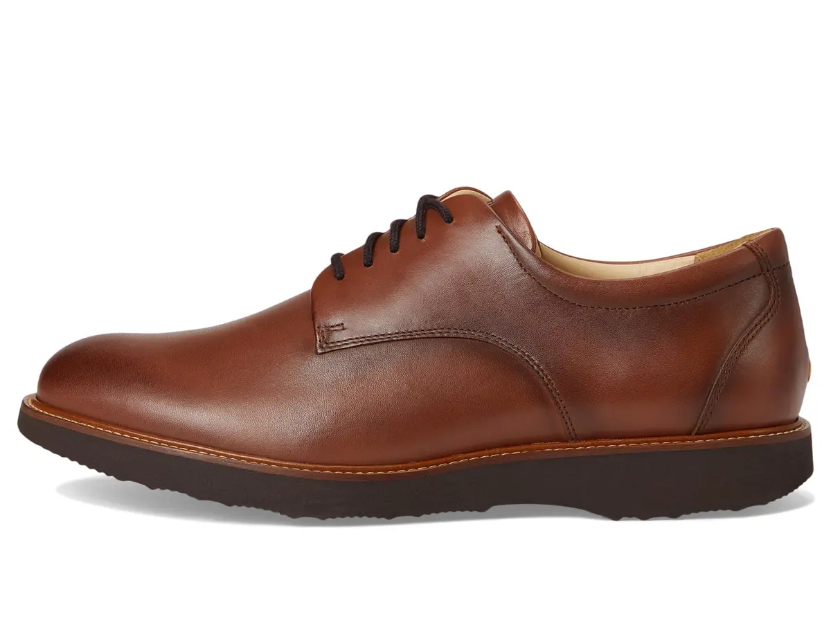 Samuel Hubbard Men's Founder Cognac Leather 11.5 Wide | Classic Oxford with Vibram Support - view 6