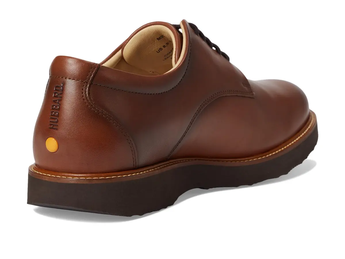Samuel Hubbard Men's Founder Cognac Leather Oxford 10.5 X-Wide | Classic Business Casual Footwear - view 7