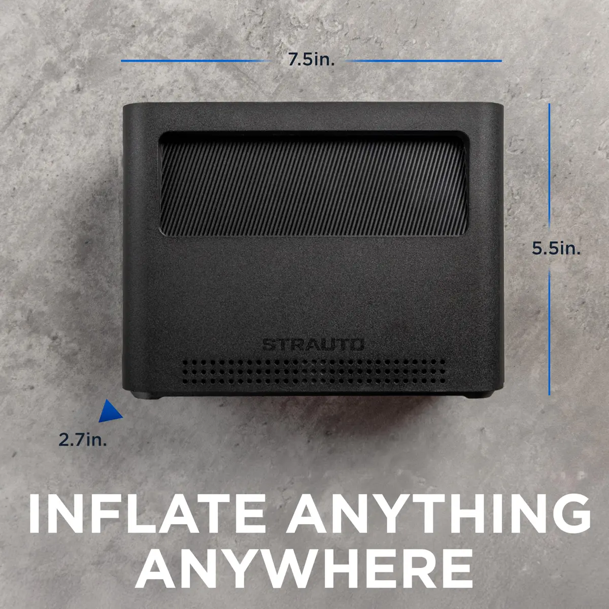 STRAUTO Universal Inflator Tire Inflator Air Compressor Paddle Board | Portable, 120 PSI, 7 Presets - view 7