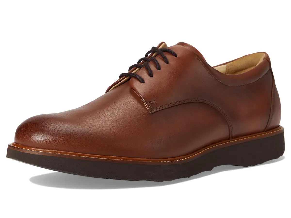 Samuel Hubbard Men's Founder Cognac Leather 14 Wide | Classic Oxford with Vibram Support - view 9