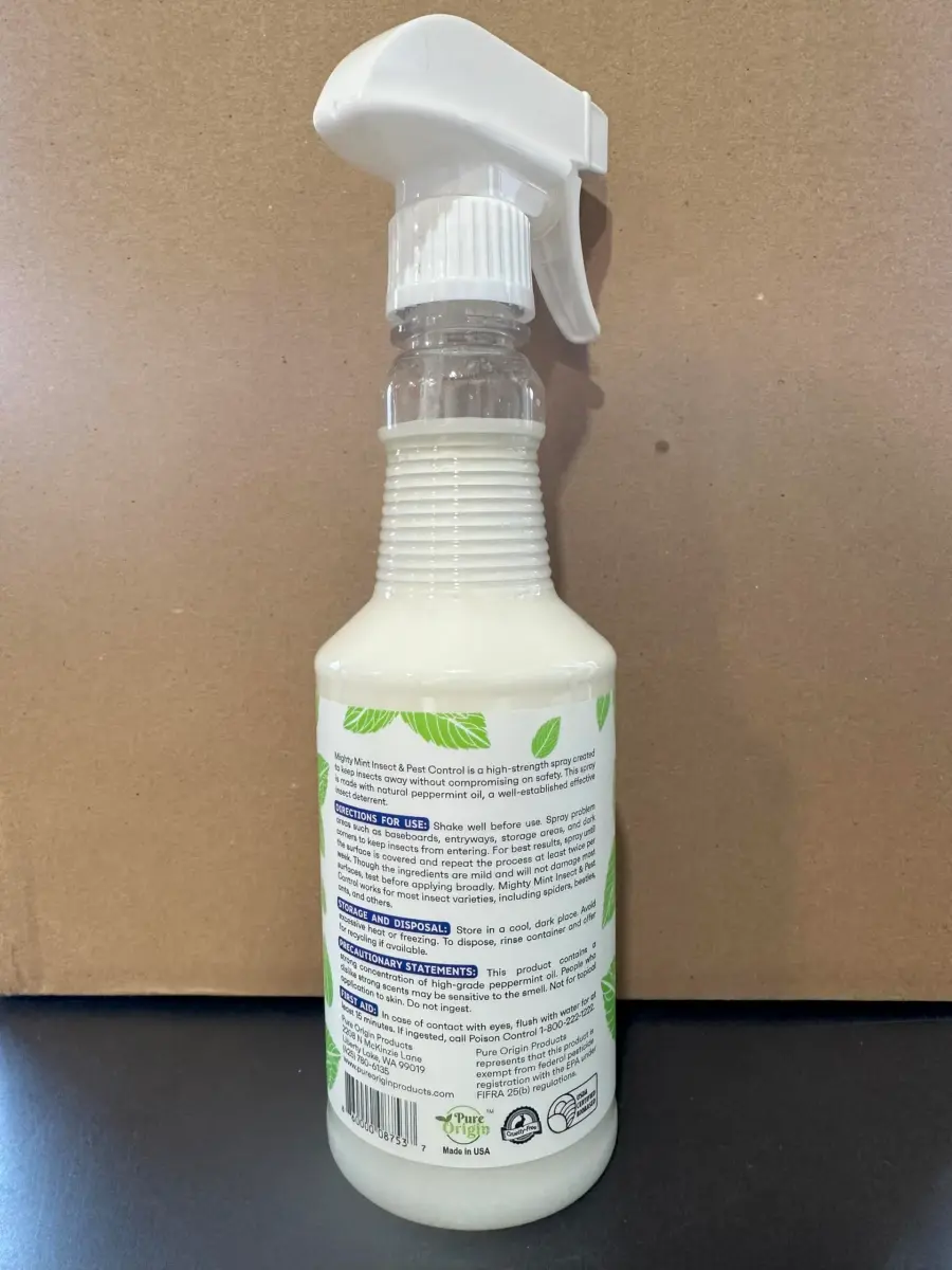 Mighty Mint Peppermint Oil Insect Repellent Spray 16 Fl Oz (Pack of 2) | Natural Spider & Ant Control - view 8