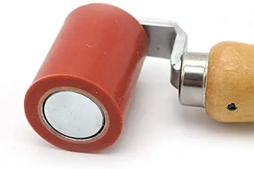 NEICOTOOLS Heavy Duty Silicone Seam Roller 1-3/4 Inch | Durable Brass Detail Penny Roller for Insulation & Building - view 3
