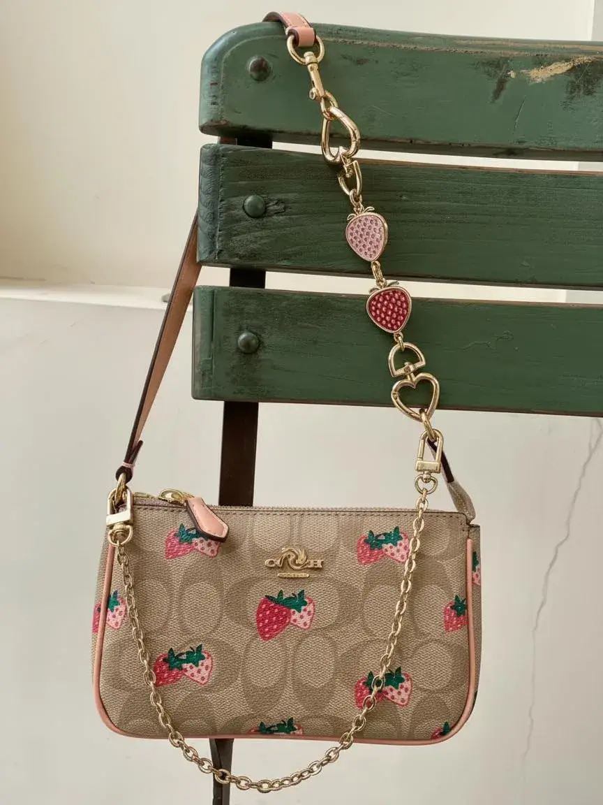 COICOIC Cute Strawberry Purse Strap Extender 2 Pcs | Adds 5.7-6.7 Inches - view 6