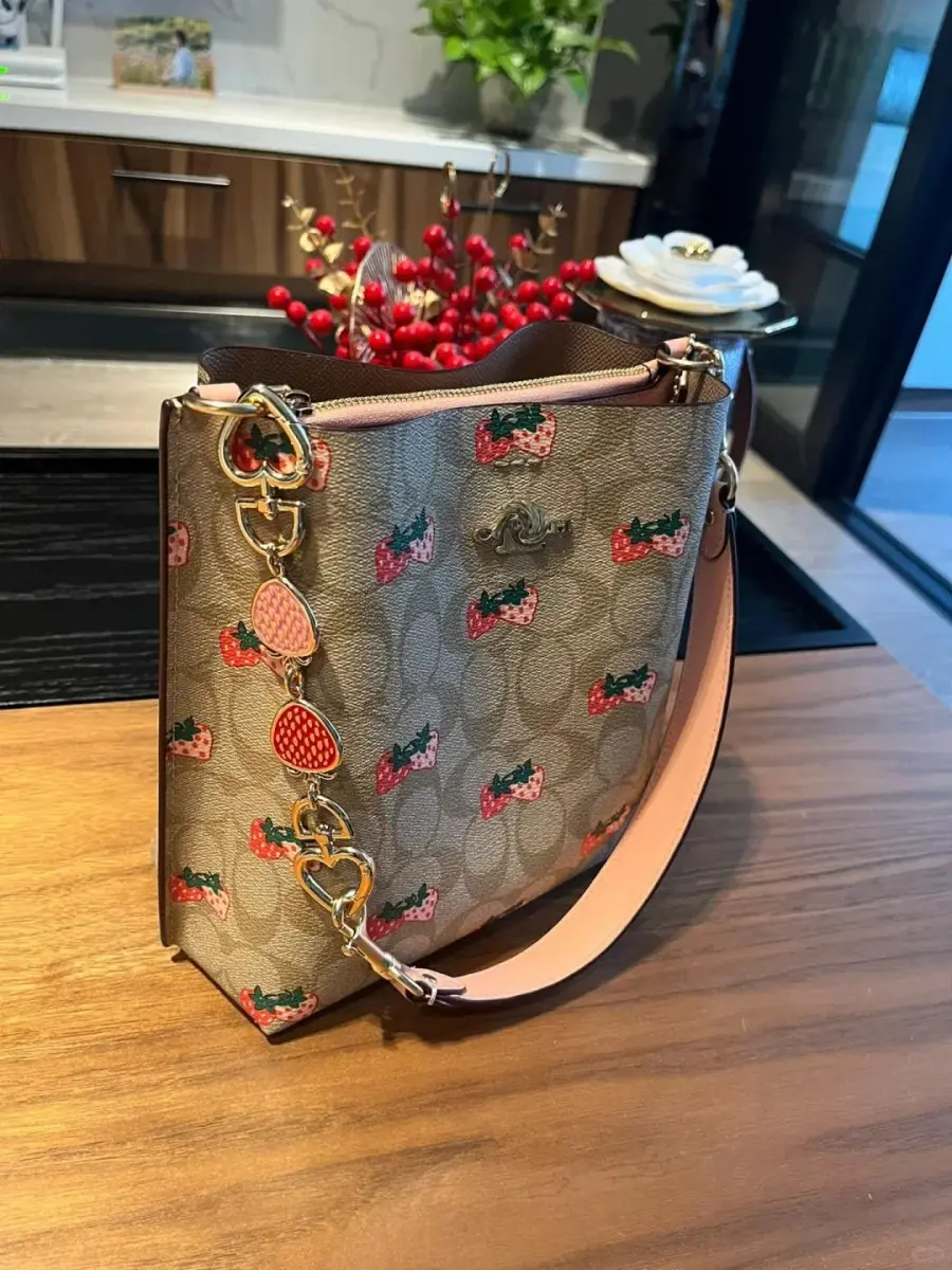 COICOIC Cute Strawberry Purse Strap Extender 2 Pcs | Adds 5.7-6.7 Inches - view 4