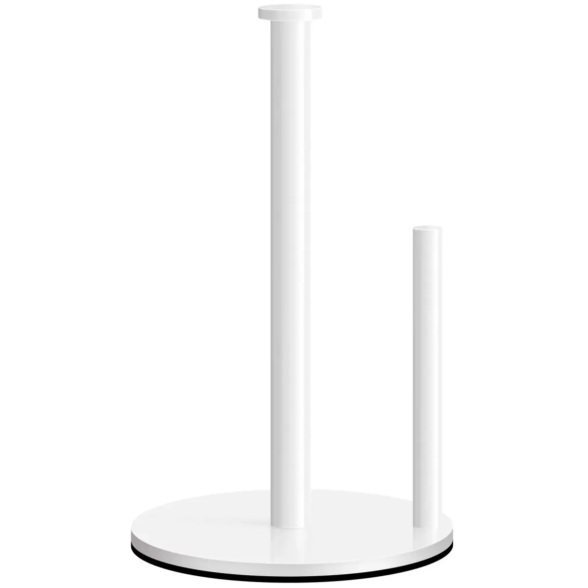 OBODING White Paper Towel Holder Countertop | Stainless Steel Kitchen Organizer with Side Bar (12.2" H x 6.7" W) - main product image