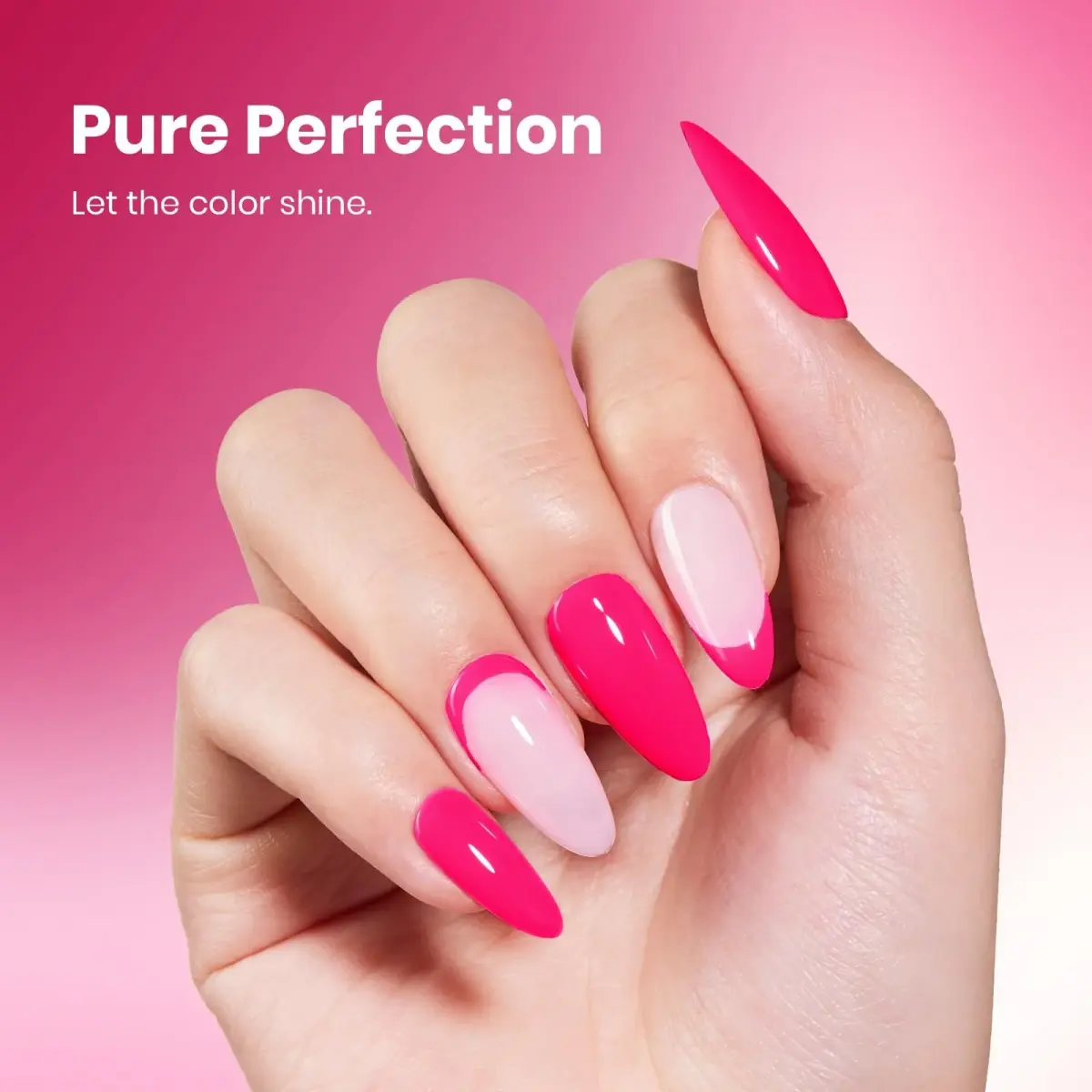 Beetles Gel Polish Hot Pink Wild Tulips 15ml (0.51 Fl Oz) | LED Cure Long-Lasting Gel Nail Polish - view 5