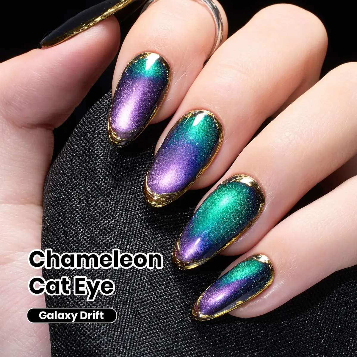 Beetles Gel Polish Stay Shining Cat Eye Gel Nail Polish 15ml (0.5 Fl Oz) | Chameleon Color Shift with UV/LED Cure - view 3