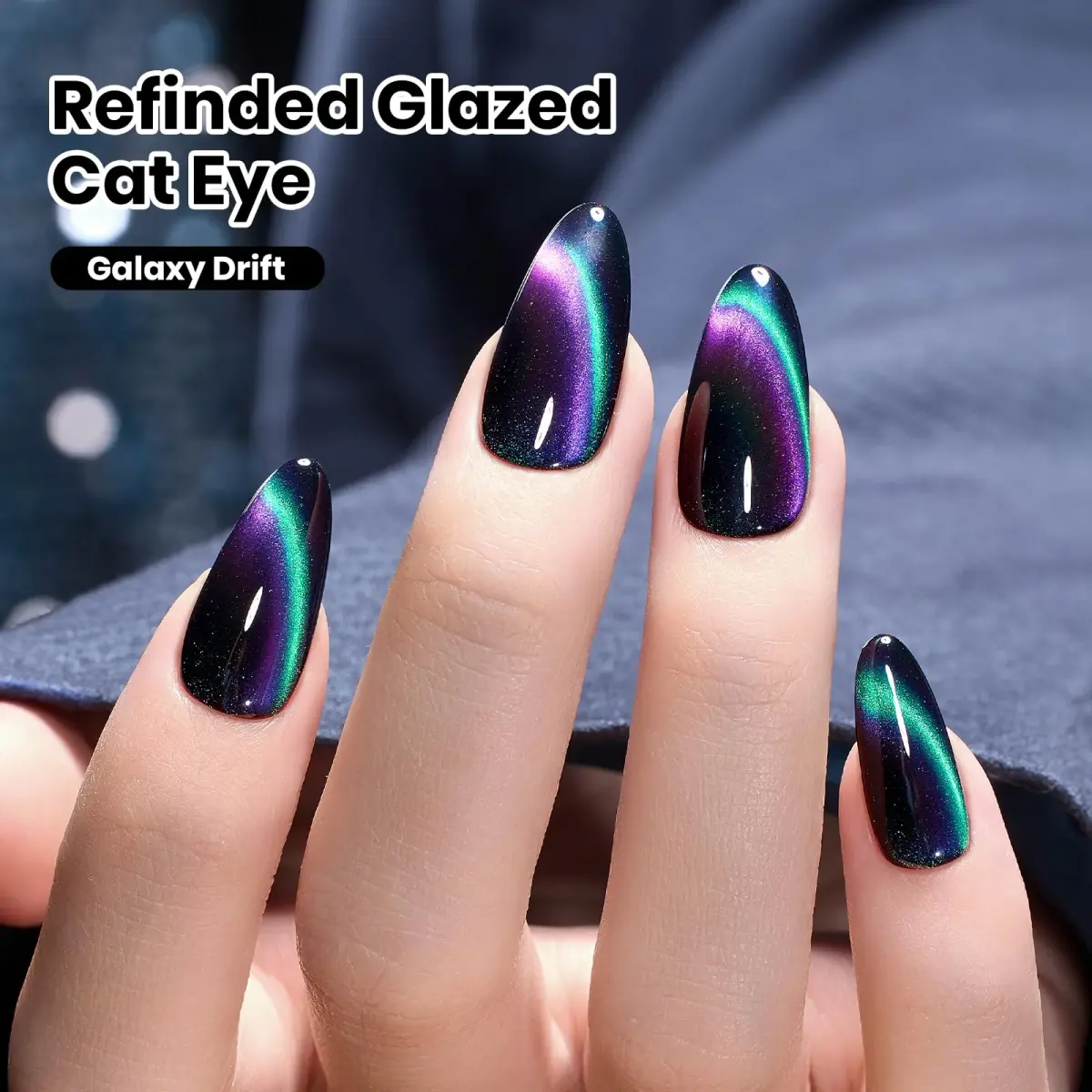 Beetles Gel Polish Stay Shining Cat Eye Gel Nail Polish 15ml (0.5 Fl Oz) | Chameleon Color Shift with UV/LED Cure - view 4