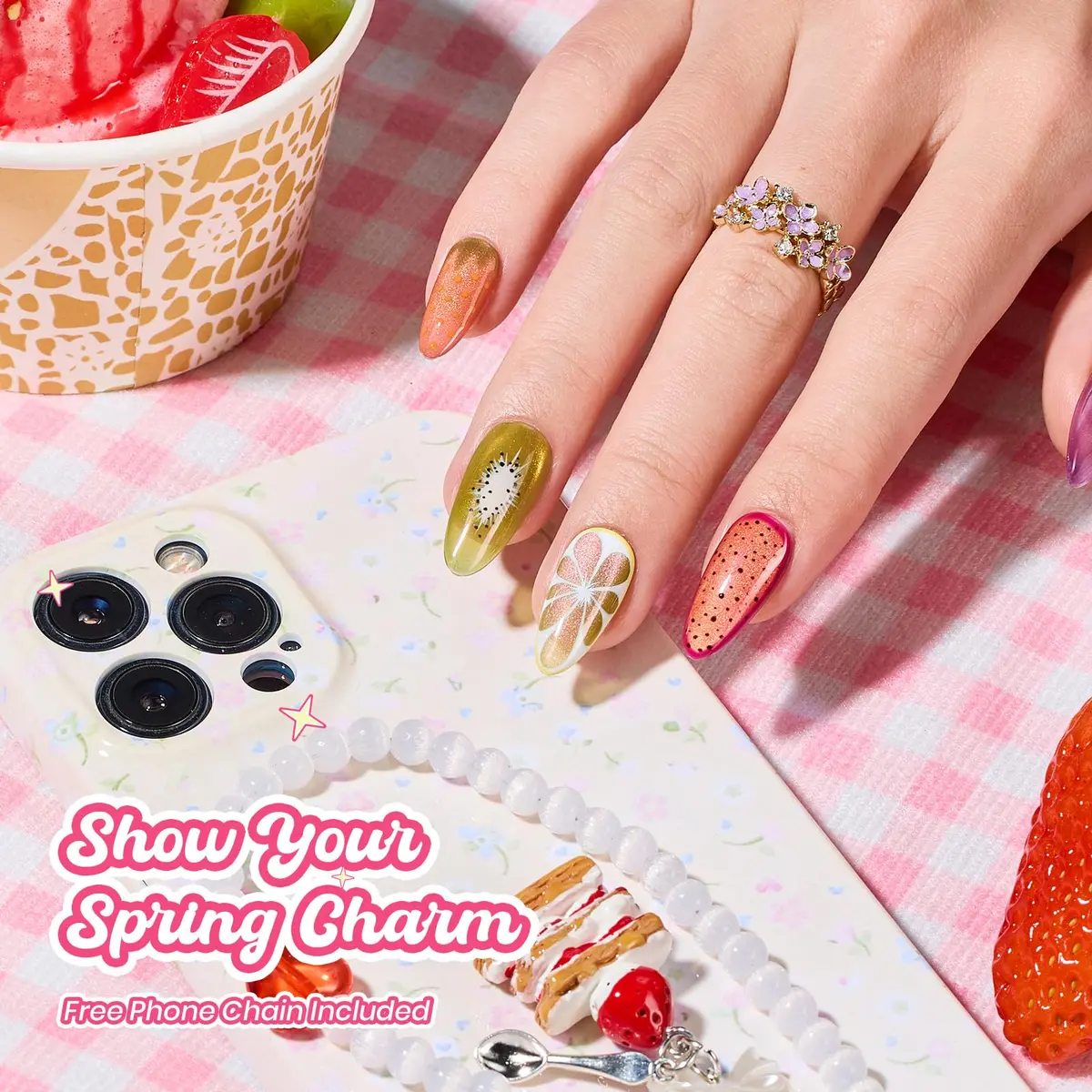 beetles Gel Polish Fruit Magnet Cat Eye Set 6 Colors | Long-Lasting Glossy UV/LED Cure - view 8