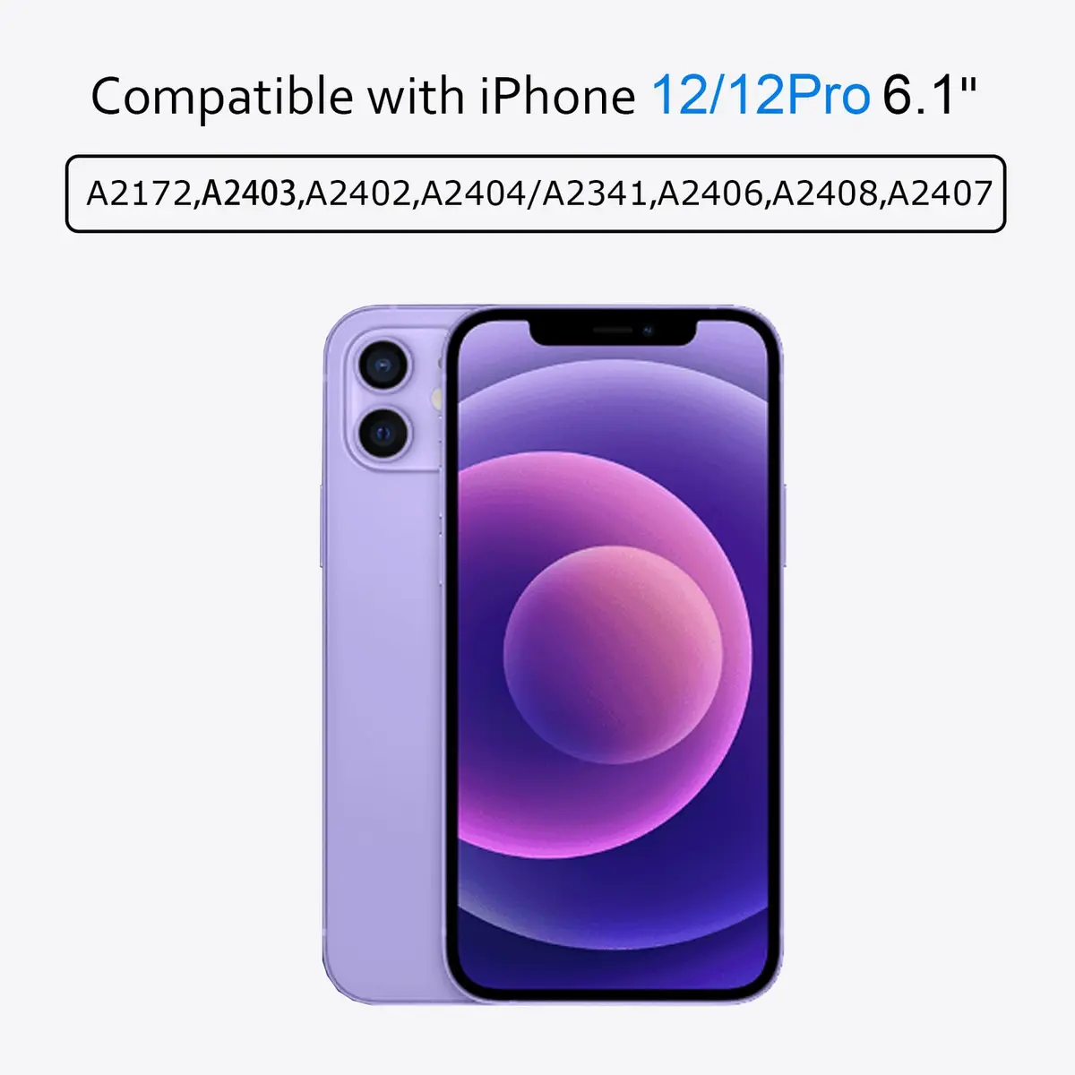 EFAITHLIFE iPhone 12/12 Pro Screen Replacement 6.1 inch LCD Display with Tools, 1080P FHD - view 2