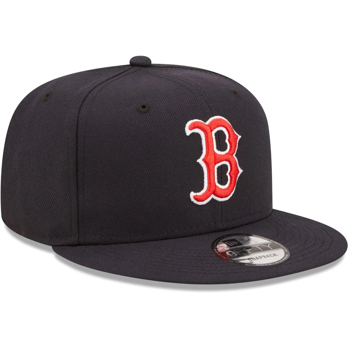 New Era Unisex-Adult MLB 9Fifty Team Color Logo Adjustable Snapback Cap One Size Fits All - Boston Red Sox Navy | Classic MLB Style - view 3