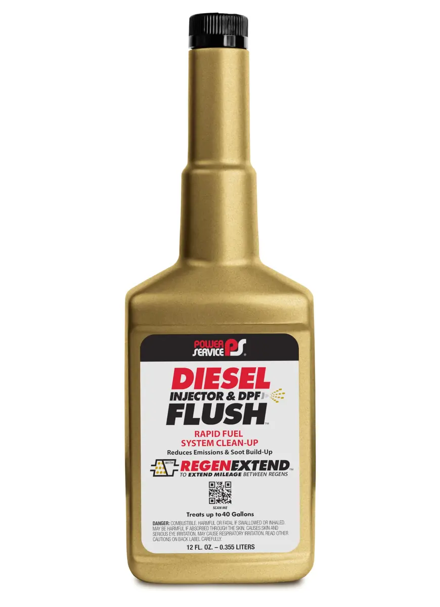 Power Service Diesel Injector & DPF Flush 12oz Pack of 9 | Cleans Fuel System & Reduces Emissions - main product image