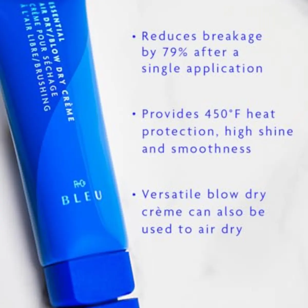 R+Co BLEU ESSENTIAL Air Dry Blow Dry Creme 4.2 Fl Oz | Frizz Control & Heat Protection - view 5