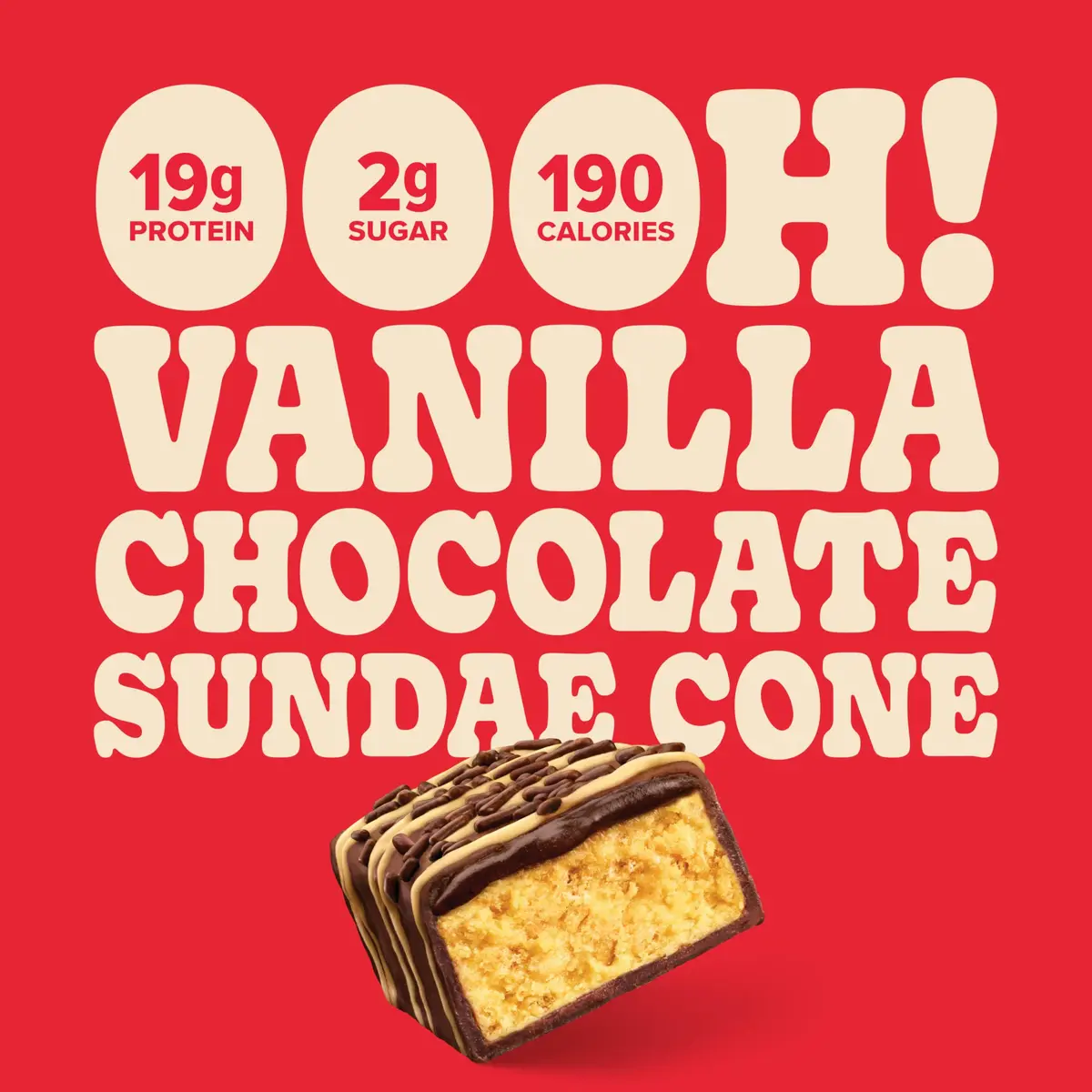 Pure Protein Sundae Cone Protein Bars 20g Protein 12 Ct | Gluten Free Snack Bar - view 3