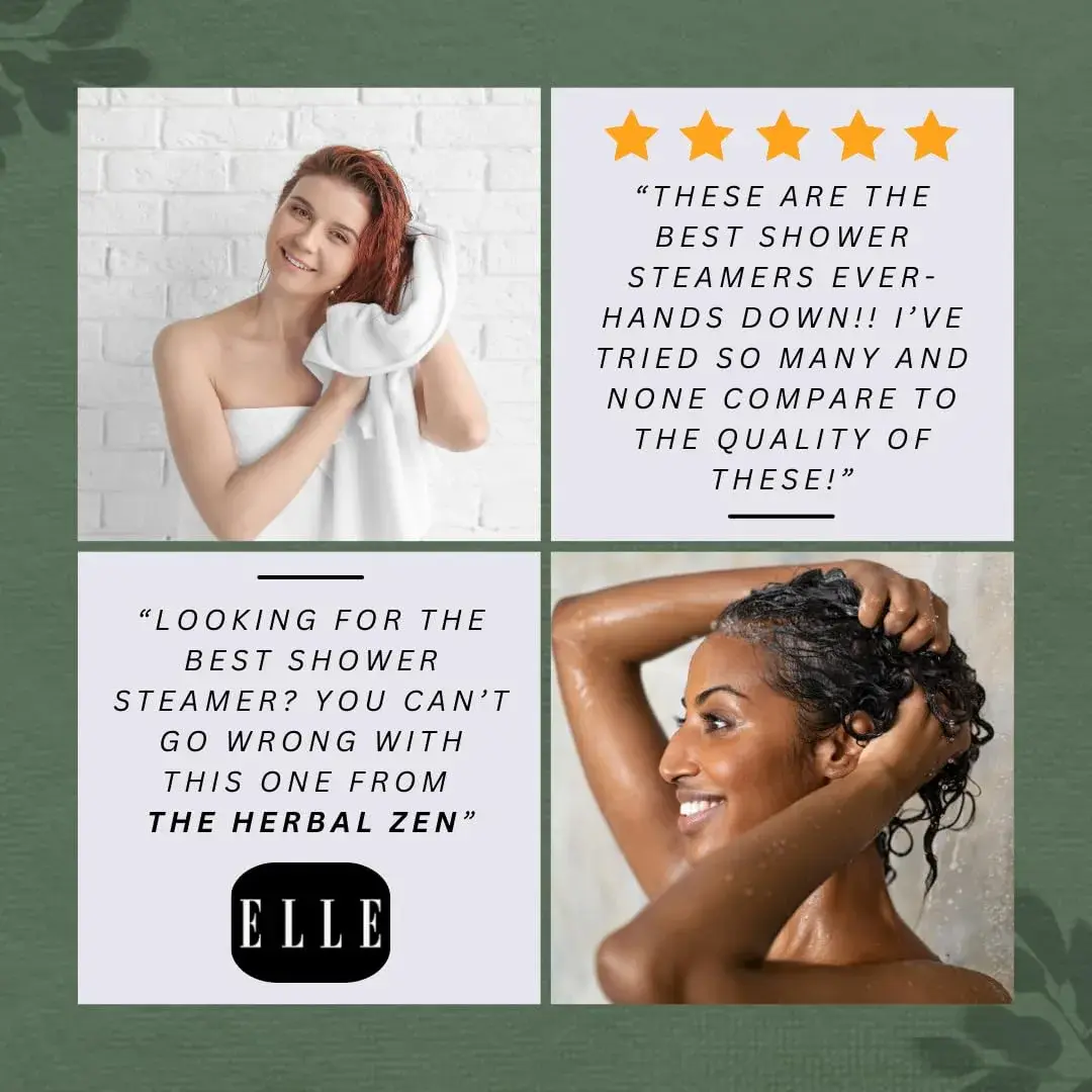 The Herbal Zen Cold Kicker Shower Steamers Aromatherapy Relief - 20 Pack | Eucalyptus & Peppermint Vapor Tablets for Sinus Relief - view 4
