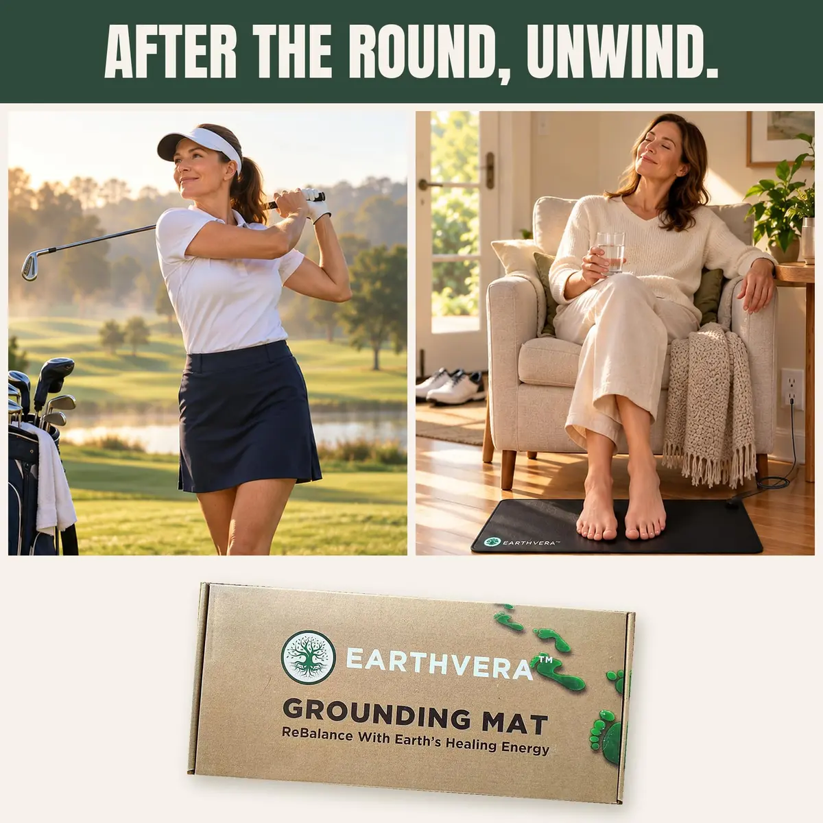 EARTHVERA Grounding Mat for Sleep, Feet & Desk | Supports Deep Sleep & Wellness - view 9