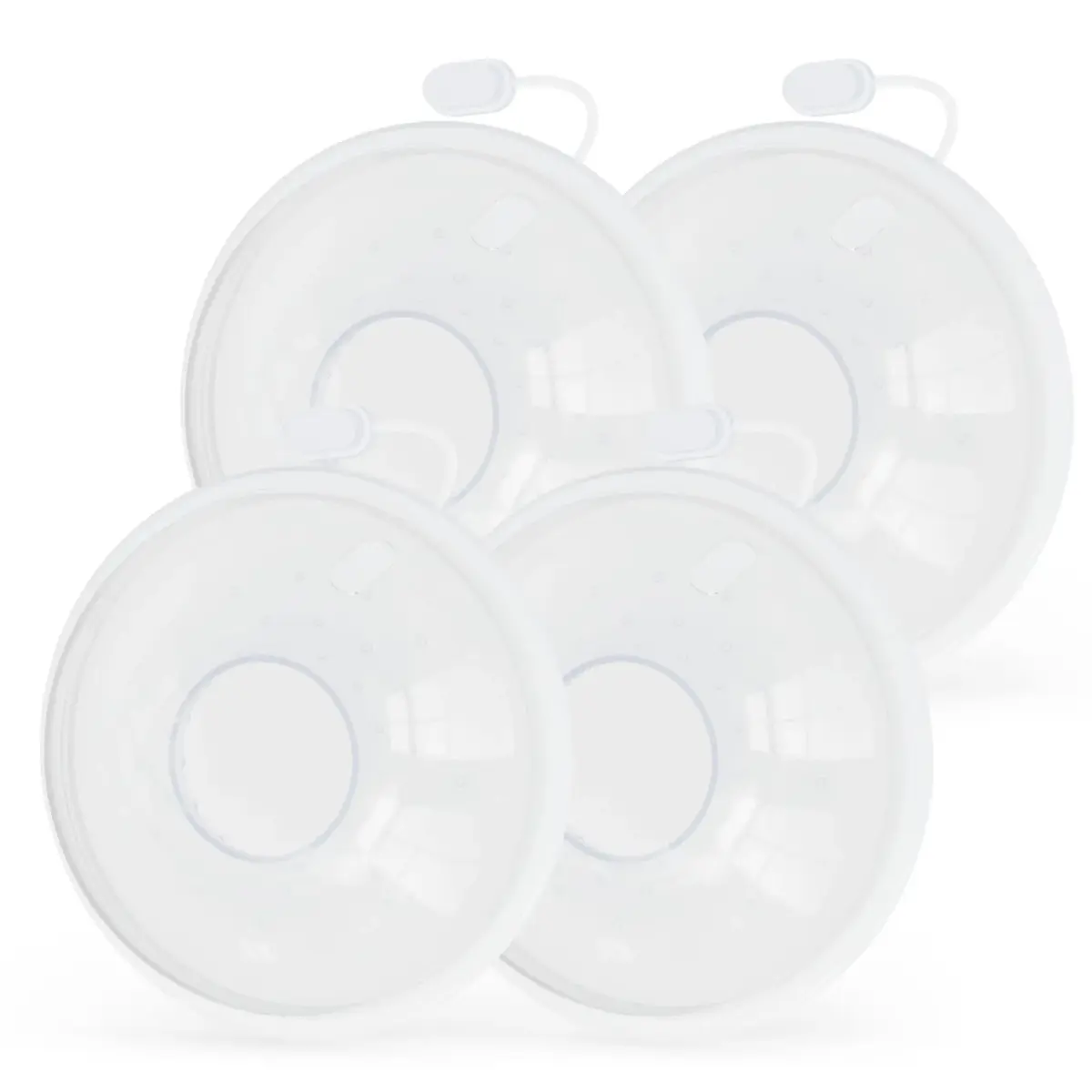 Hranio Breast Milk Collector Shells 30ml (1oz) | BPA-Free Silicone, 4 Counts | Invisible Nursing Tech - main product image