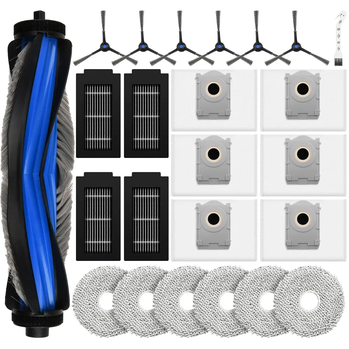 KTNAid 24 Pcs Vacuum Accessories Kit for Ecovacs Deebot T50 Pro Omni/T50 Omni/Gen2 | Value Pack for Efficient Cleaning - main product image
