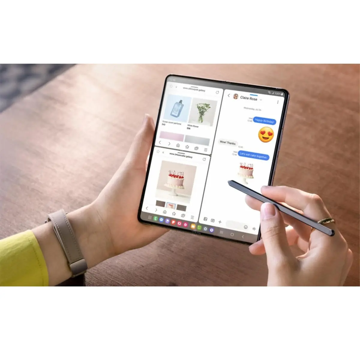 Qenw Z Fold 6/5 Slim S Pen Fold Edition Replacement Compatible Galaxy Z Fold6 / Fold5 Phones Only, Slim 1.5mm Tip, 4096 Pressure Levels - view 5