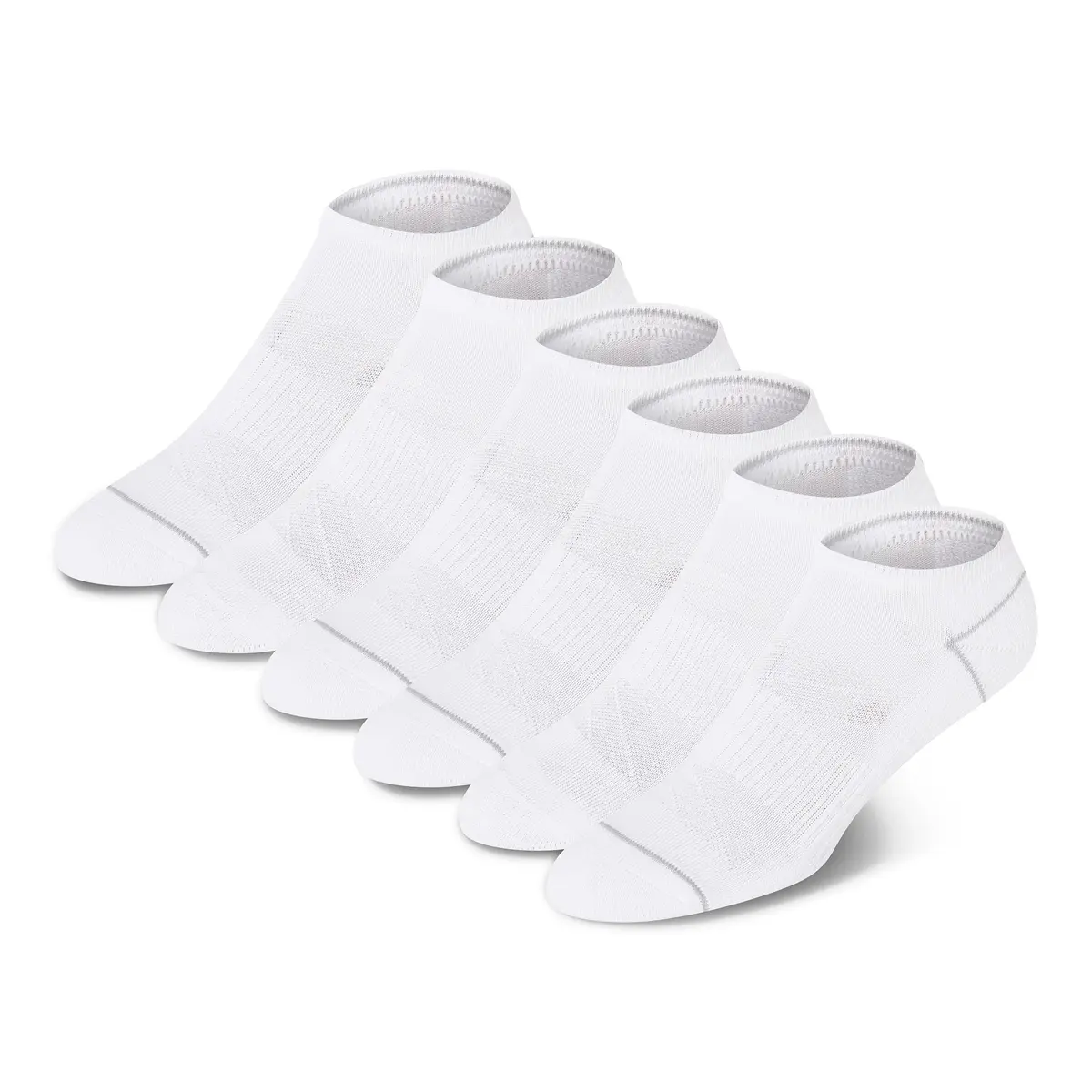 Champion Women's Low Cut Athletic Socks, 6-Pack | Moisture-Wicking, Breathable Fit for Women (70-120 chars) - main product image
