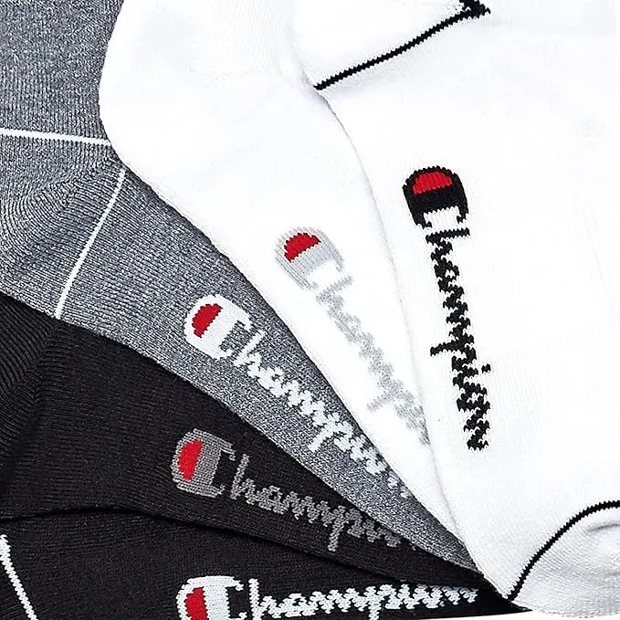 Champion Men's Crew Athletic Socks | Moisture-Wicking, Cushioned Fit (6-12.5 US Men) - view 8
