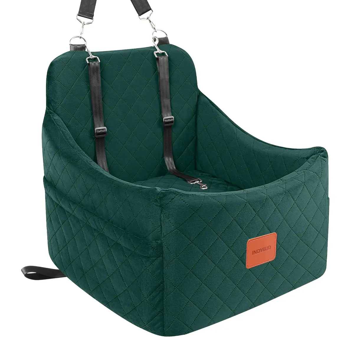 INDYBUD Dog Booster Car Seat for Dogs up to 35lbs | Safe Travel & Indoor Use - main product image