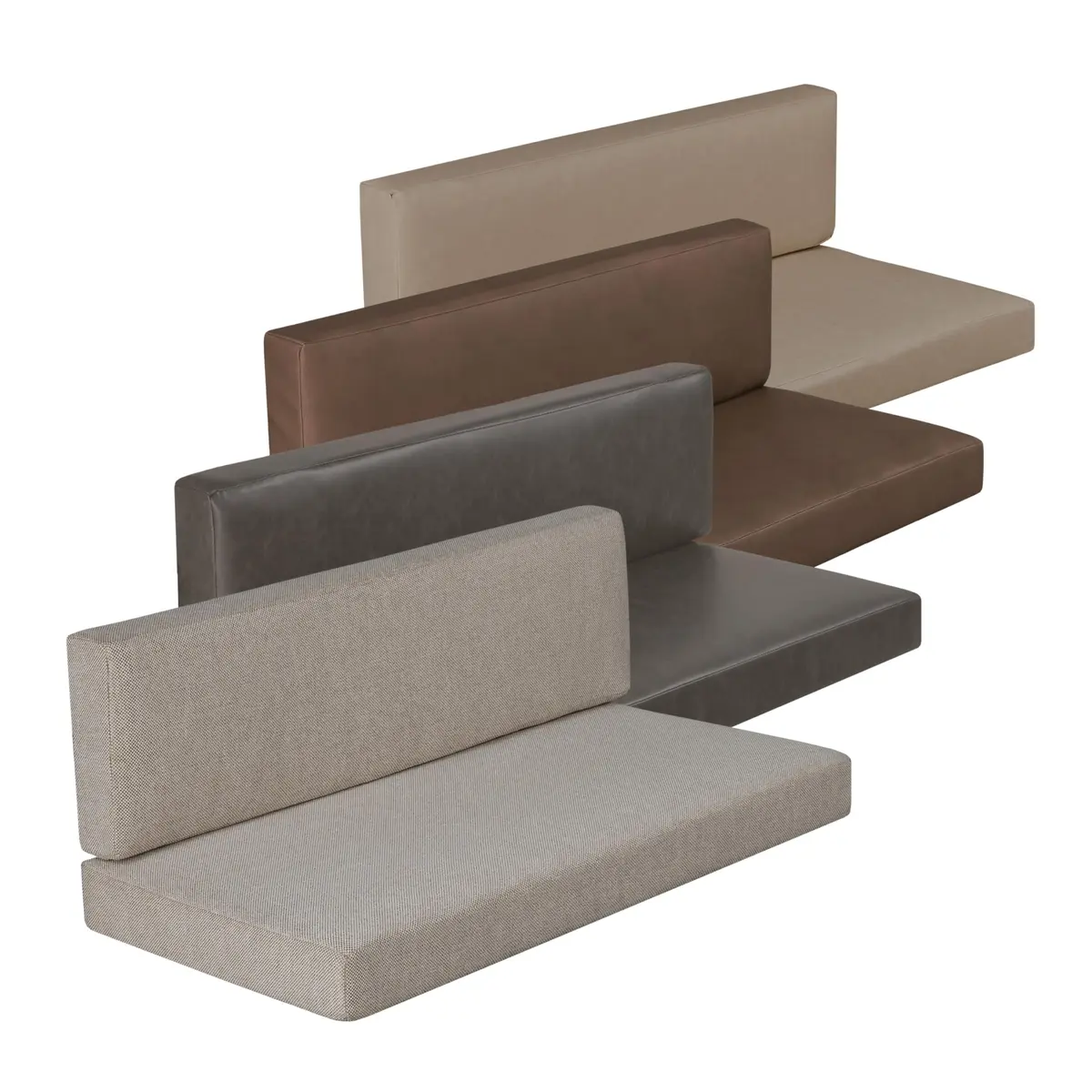 THOMAS PAYNE Signature 42" Driftwood RV Dinette Cushions | 4" High-Density Foam, Easy Clean, 7-Year Hydrolysis Warranty - main product image