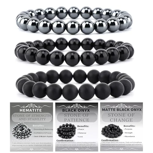 NCB Natural Crystal Gemstone Stretch Bracelets 6mm | Handmade Reiki Energy Healing Jewelry - main product image
