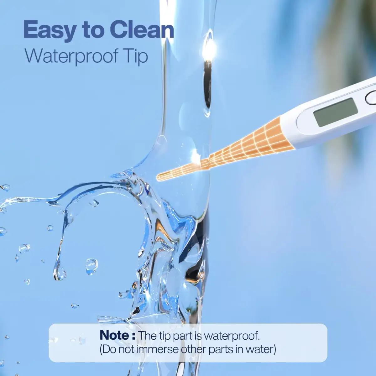 Boncare Digital Thermometer for Adults, Kids & Babies, Orange | Fast 10-Second Reading - view 5
