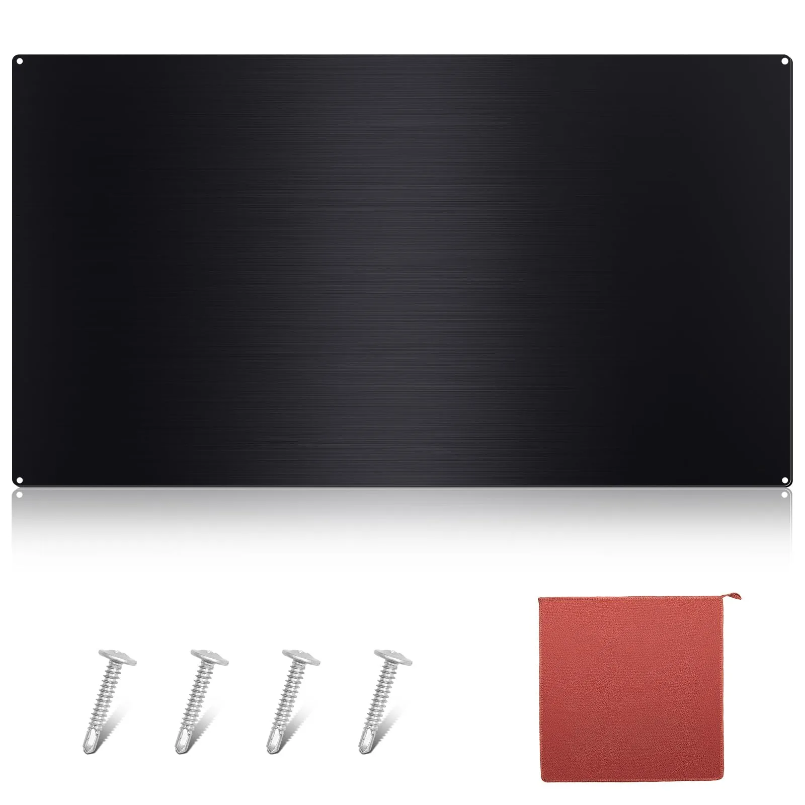 Yaocom Stainless Steel Range Hood Backsplash Black 24x36 Inch | USA Imported Kitchen Wall Protection - main product image