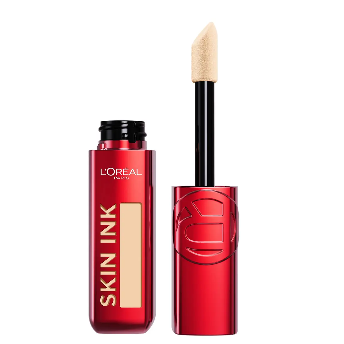 L'Oreal Paris Infallible Skin Ink 2-in-1 Foundation Concealer 125 Light Warm | Up to 48HR Transfer-Resistant Matte - main product image