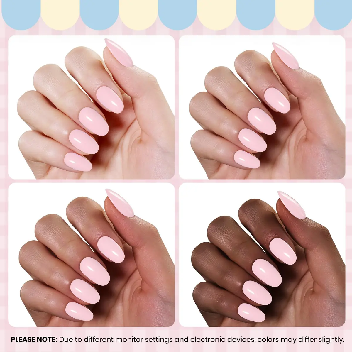 beetles Gel Polish Strawberry Milk Light Pink | Long-Lasting, Gentle, 28 Days Shine - view 6