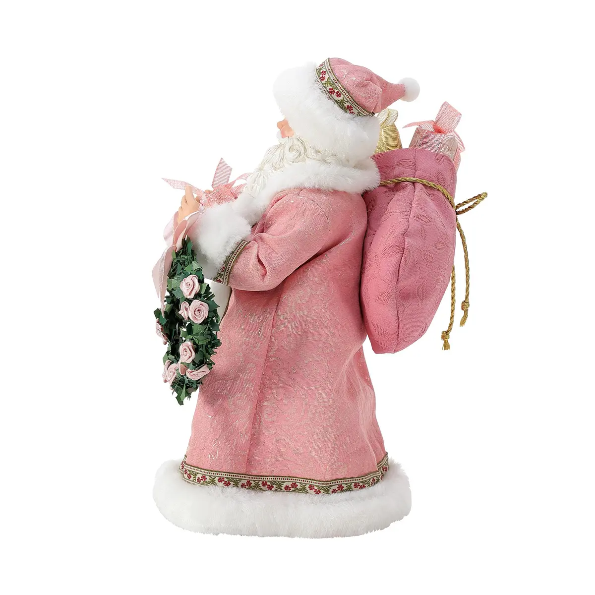 Department 56 Possible Dreams Rosy Pink Cheeks Santa Figurine 27 cm (10.5 Inch) | Hand-Crafted Christmas Tradition - view 4