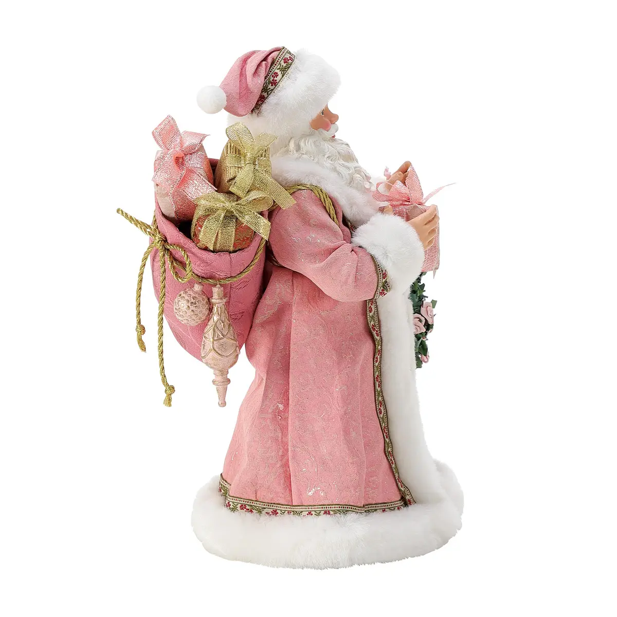 Department 56 Possible Dreams Rosy Pink Cheeks Santa Figurine 27 cm (10.5 Inch) | Hand-Crafted Christmas Tradition - view 2