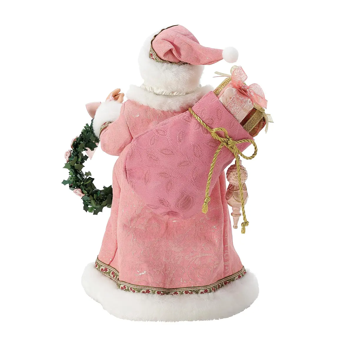 Department 56 Possible Dreams Rosy Pink Cheeks Santa Figurine 27 cm (10.5 Inch) | Hand-Crafted Christmas Tradition - view 3