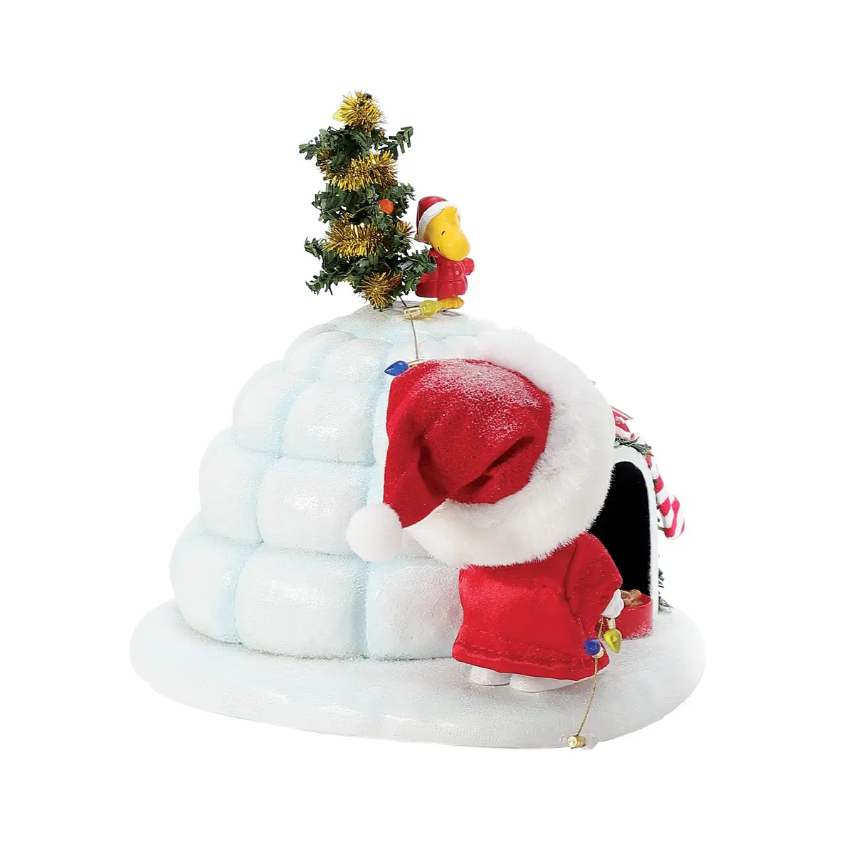 Department 56 Possible Dreams Peanuts Snoopy and Woodstock Puffer Igloo Figurine, 7 Inch, Multicolor | Handcrafted Peanuts Collectible - view 2
