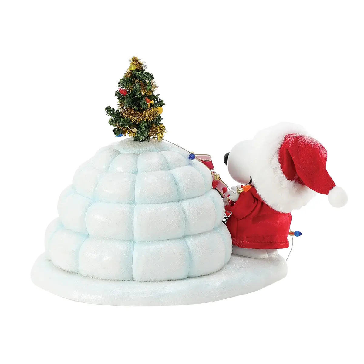 Department 56 Possible Dreams Peanuts Snoopy and Woodstock Puffer Igloo Figurine, 7 Inch, Multicolor | Handcrafted Peanuts Collectible - view 3