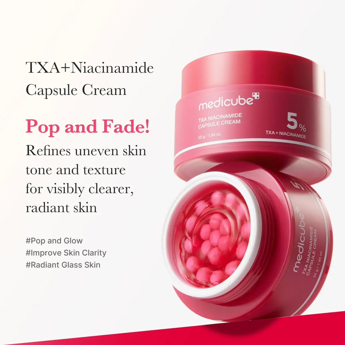 medicube TXA+Niacinamide Capsule Cream for After Spot Care | 55g (1.94 oz) | Clinically Gentle Formula - view 2